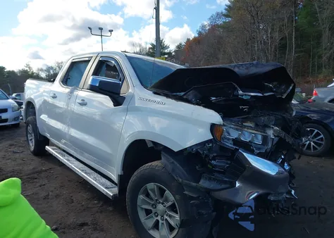 2021 Chevrolet Silverado 1500 4Wd Standard Bed Lt from USA, damaged, VIN 1GCUYDED6MZ255699